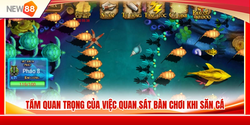 Vì sao quan sát bàn chơi là kỹ năng cần thiết khi bắn cá? 